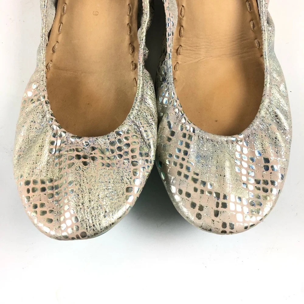 TIEKS Romantic Blush Ballet Flats Sz 9 - Picture 2 of 15
